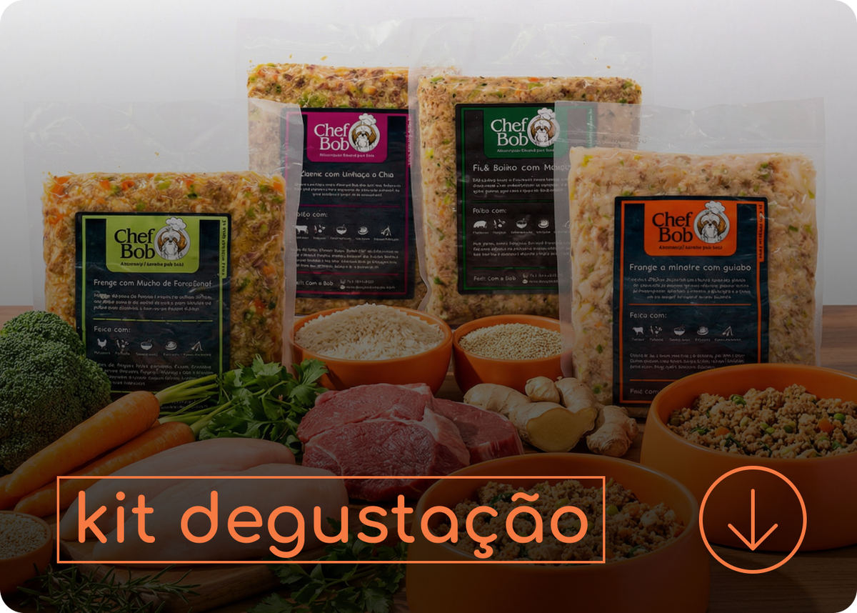 Kit Degustação Chef Bob – 7 refeições para seu pet experimentar!