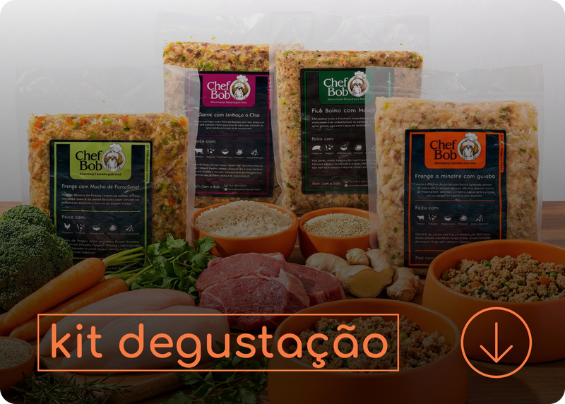 Kit Degustação Chef Bob – 7 refeições para seu pet experimentar!