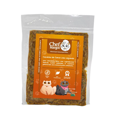 Caçarola de Carne com Legumes - Gatos