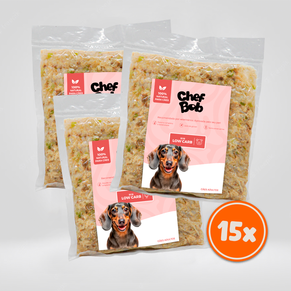 Pacote Quinzenal - Linha Bob Low Carb
