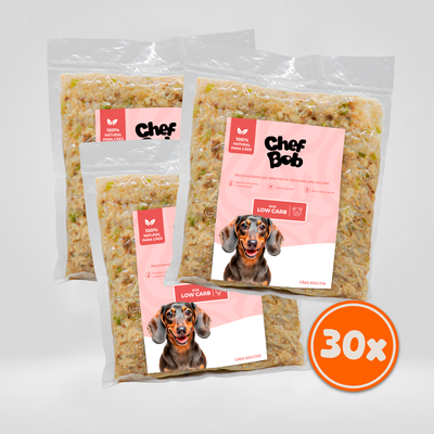 Pacote Mensal - Linha Bob Low Carb