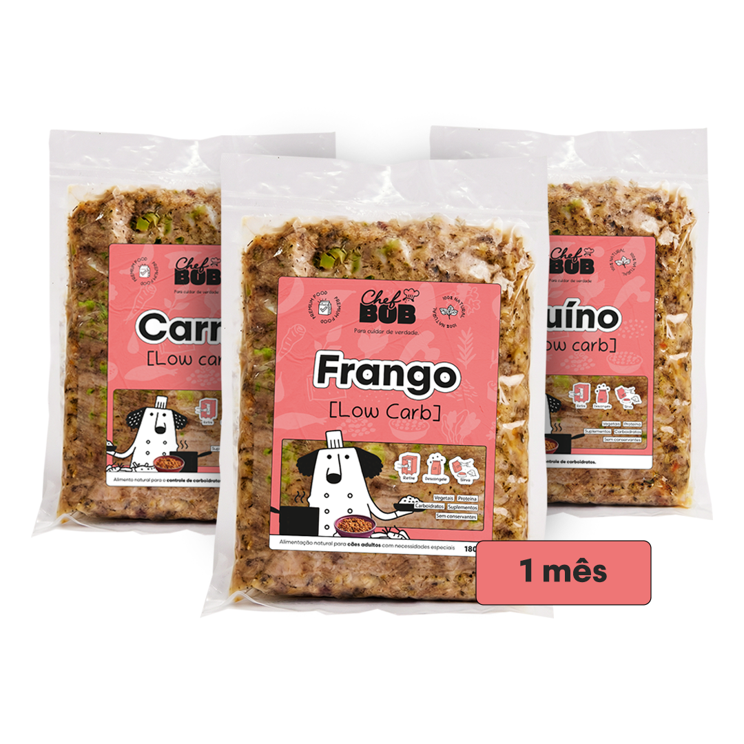 Pacote Mensal - Linha Bob Low Carb